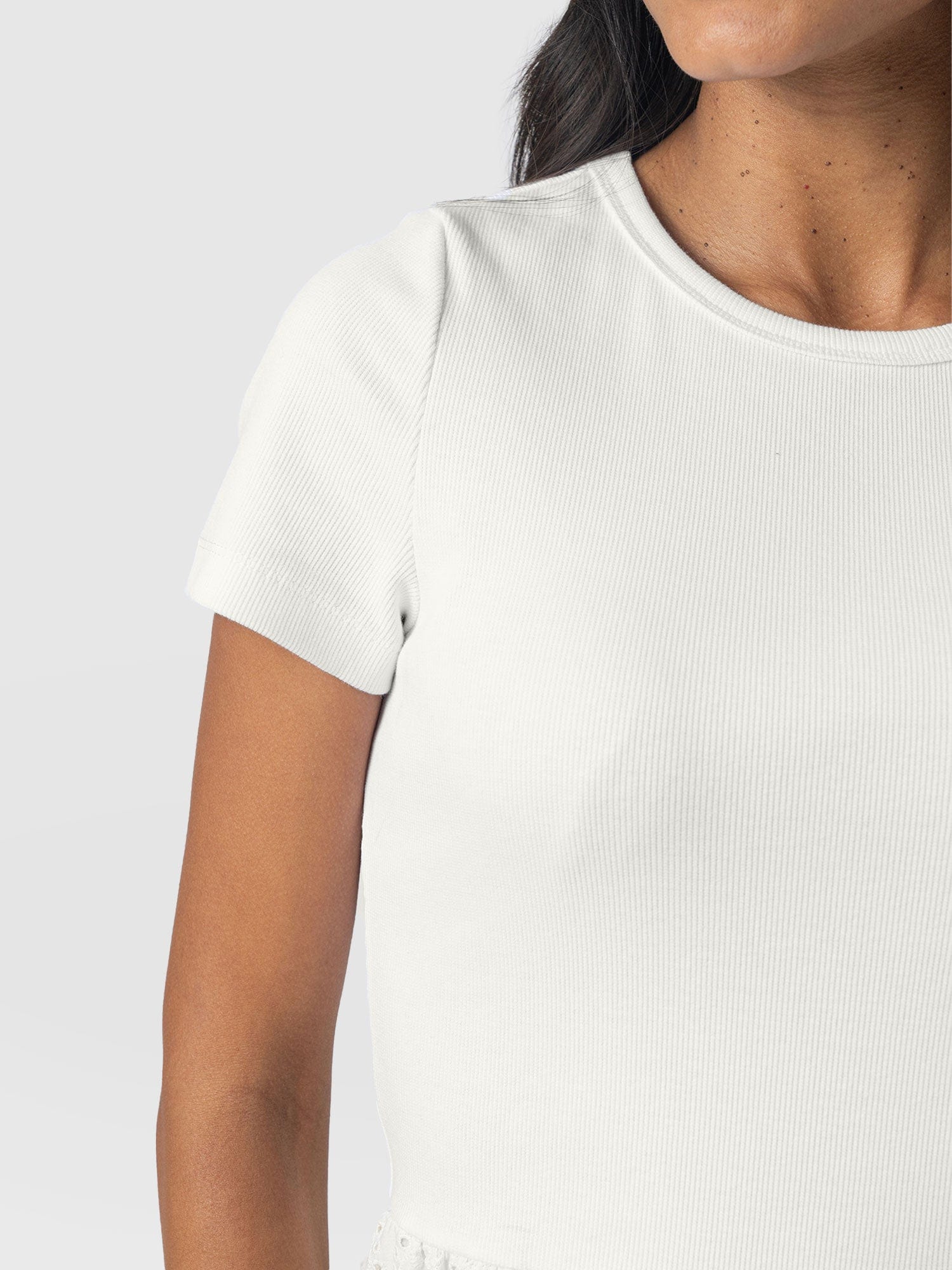 Sophia Contrast Dress - White Broderie - Women's Dresses | Saint + Sofia® USA